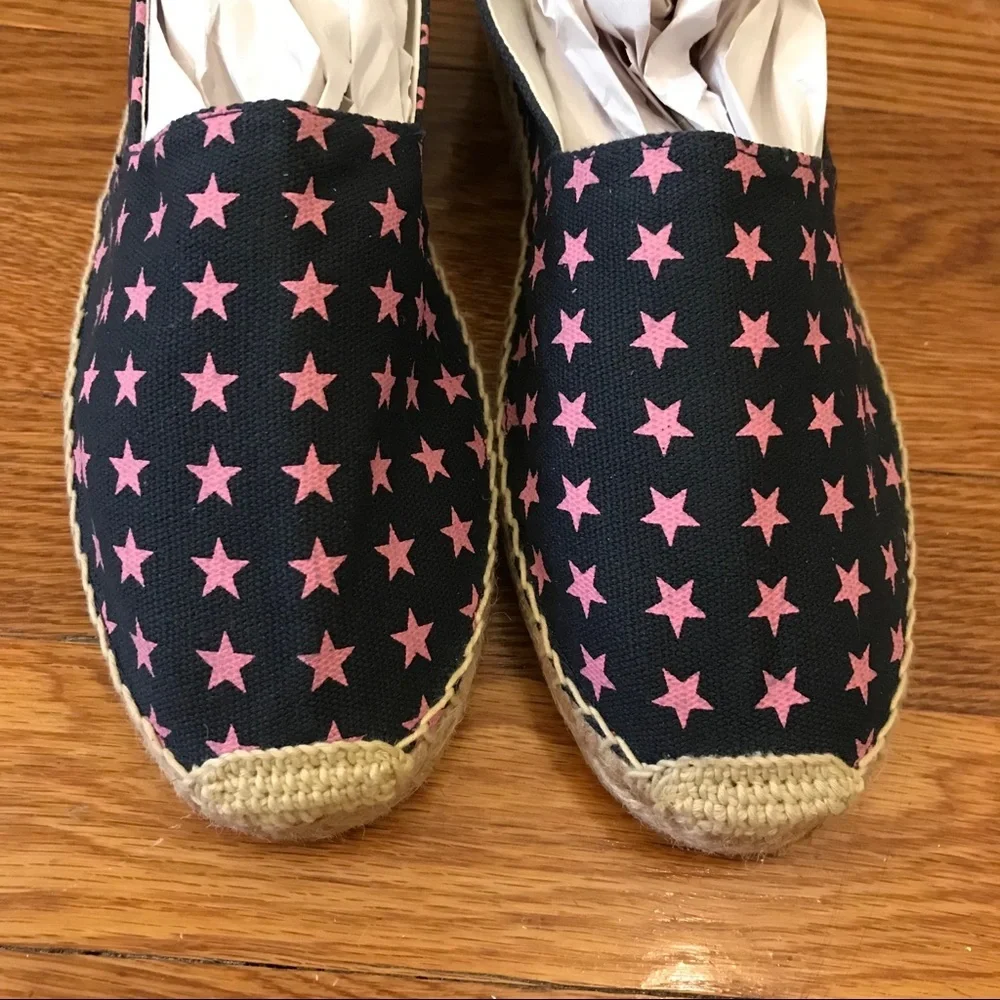 NWT Sam Edelman Verona Espadrilles 8 stars blue
